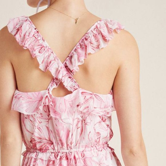 Anthro Gal Meets Glam Cheryl Ruffled Maxi Dress - Picture 10 of 15